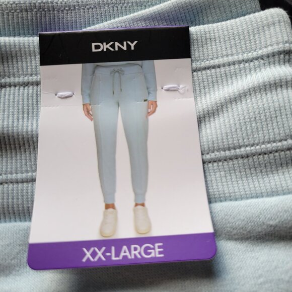 DKNY Light Blue Track Pants - Picture 8 of 8